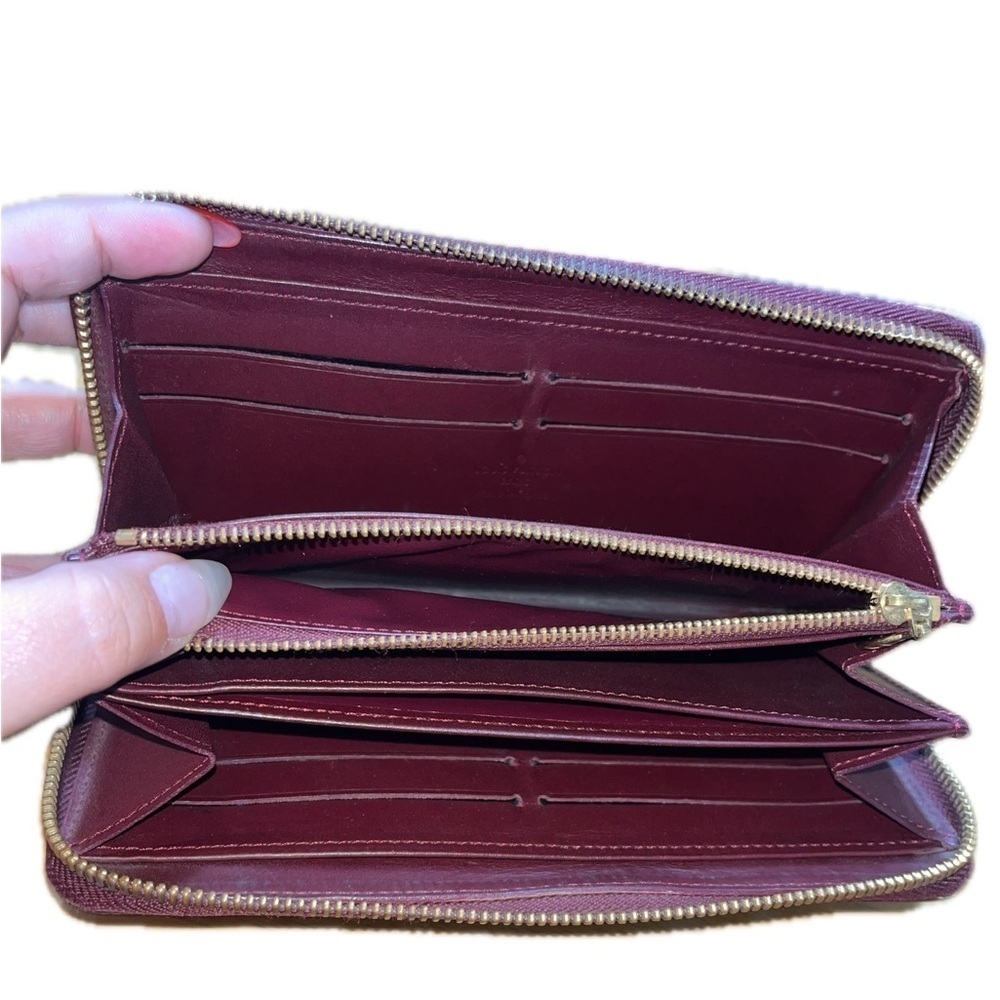Louis Vuitton Monogram Vernis Zip Around Long Wallet, Purple - Picture 2 of 10